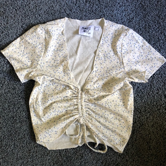 Princess Polly Floral Crop Top - Picture 1 of 2